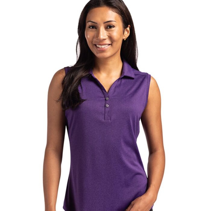 Cutter & Buck Forge Eco Stretch Recycled Womens Sleeveless Polo Thumbnail