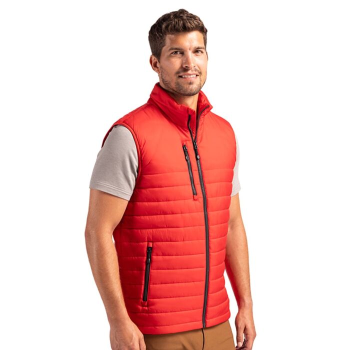 Clique Valhalla Eco Full Zip Mens Puffer Vest Thumbnail