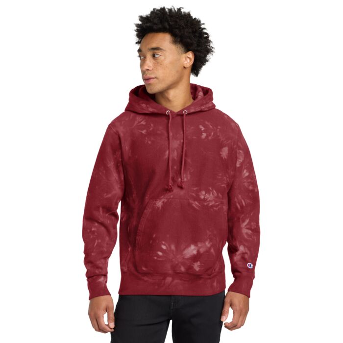 Reverse Weave ® Scrunch Dye Tie Dye Hooded Sweatshirt Thumbnail