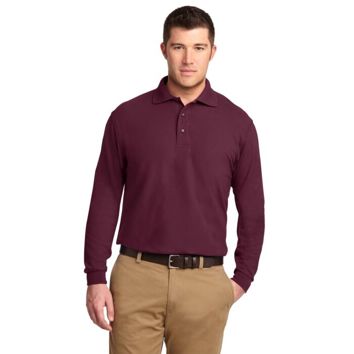 Silk Touch™ Long Sleeve Polo Thumbnail