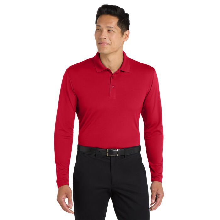 ® Dry Zone ® UV Micro Mesh Long Sleeve Polo Thumbnail