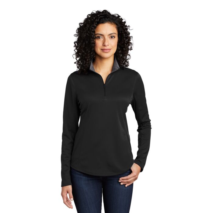 ® Ladies Silk Touch ™ Performance 1/4 Zip Thumbnail