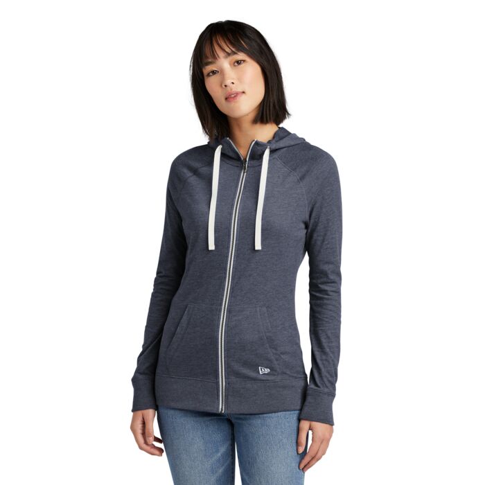 ® Ladies Sueded Cotton Blend Full Zip Hoodie Thumbnail