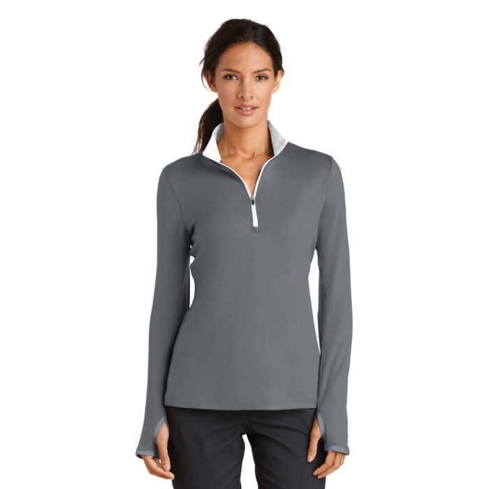 Ladies Dri FIT Stretch 1/2 Zip Cover Up Thumbnail