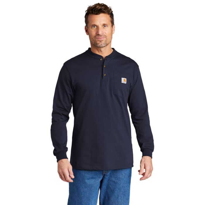 Long Sleeve Henley T Shirt Thumbnail