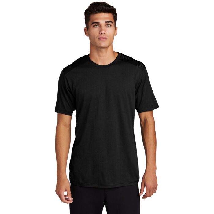 ® PosiCharge ® Tri Blend Wicking Draft Tee Thumbnail